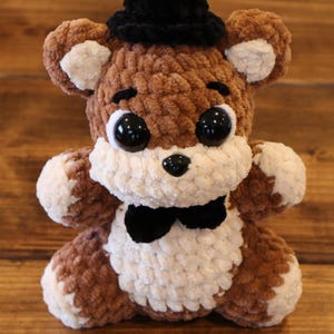 Five Nights at Freddy's Plushy CROCHET PATTERN: Freddy image 1