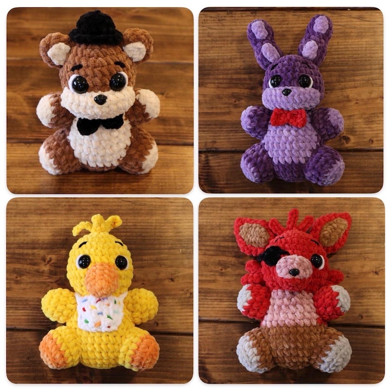 Five Nights at Freddys Crochet Pattern - Etsy