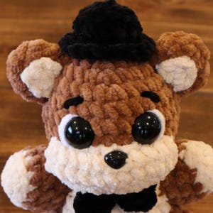 Five Nights at Freddy's Plushy CROCHET PATTERN: Freddy image 2