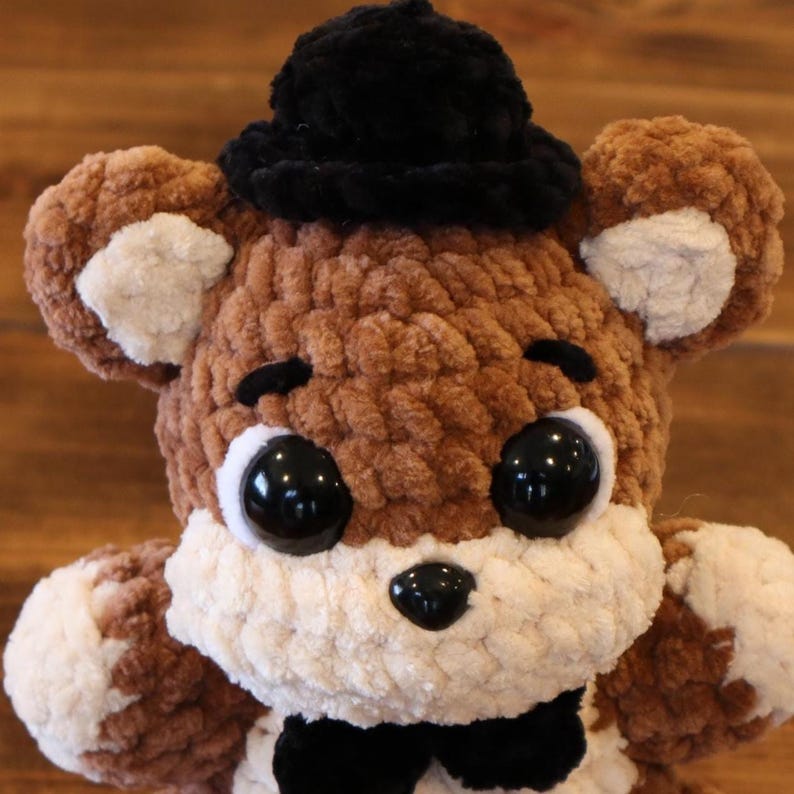 Five Nights at Freddy's Plushy CROCHET PATTERN: Freddy image 2