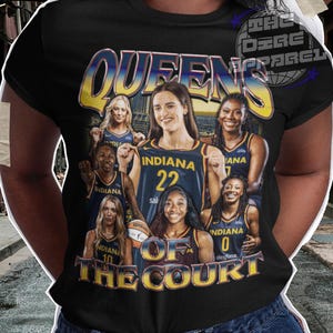 Indiana Fever Shirt, Indiana Fever Merch, Queens of the Court, WNBA Fans, Womens Basketball, Gift for Basketball Lover, Caitlin Clark