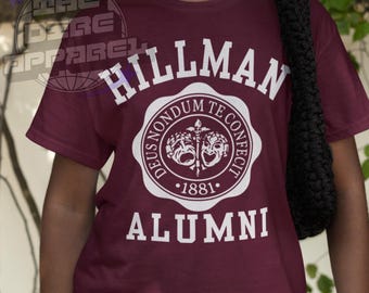 Hillman College Shirt, A Different World, Hillman Alumni Shirt, Black 90s Sitcom, HBCU Pride, Black Colleges, Dwayne and Whitley