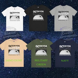 a streetwear inspired graphic tee shirt that reads Octavia Butler Told Y'all