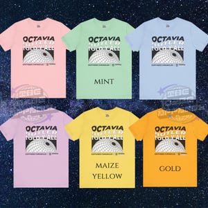 a streetwear inspired graphic tee shirt that reads Octavia Butler Told Y'all