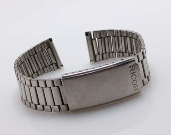 Ricoh Stainless Steel Vintage Men's Watch Bracelet 17.5 mm NSR118LKM1