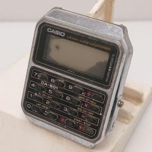 Casio 437 Quartz Calculator CA-501 Digital Chrono Vintage Men's Watch For Parts NSR349LKM2