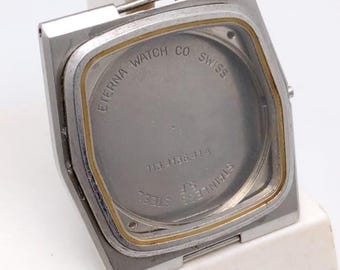 Eterna Quartz 113.4136.41A Vintage Men's Watch Case For Parts NSR77LPM1