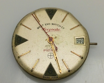 West End Watch Cal.676.4 Manual Winding Vintage Watch Movement For Parts NSR35LKM1