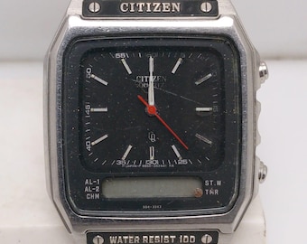 Citizen Quartz Ana-Digi 8950-084608 Y Vintage Watch For Parts NSR20LKM2