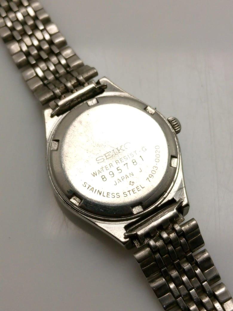 Seiko Quartz SQ 7903-0020 Day/date Vintage Women's Watch