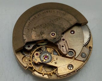 Solvil Et Titus Geneva Automatic Cal.4006 Vintage Working Watch Movement NSR62GLK2