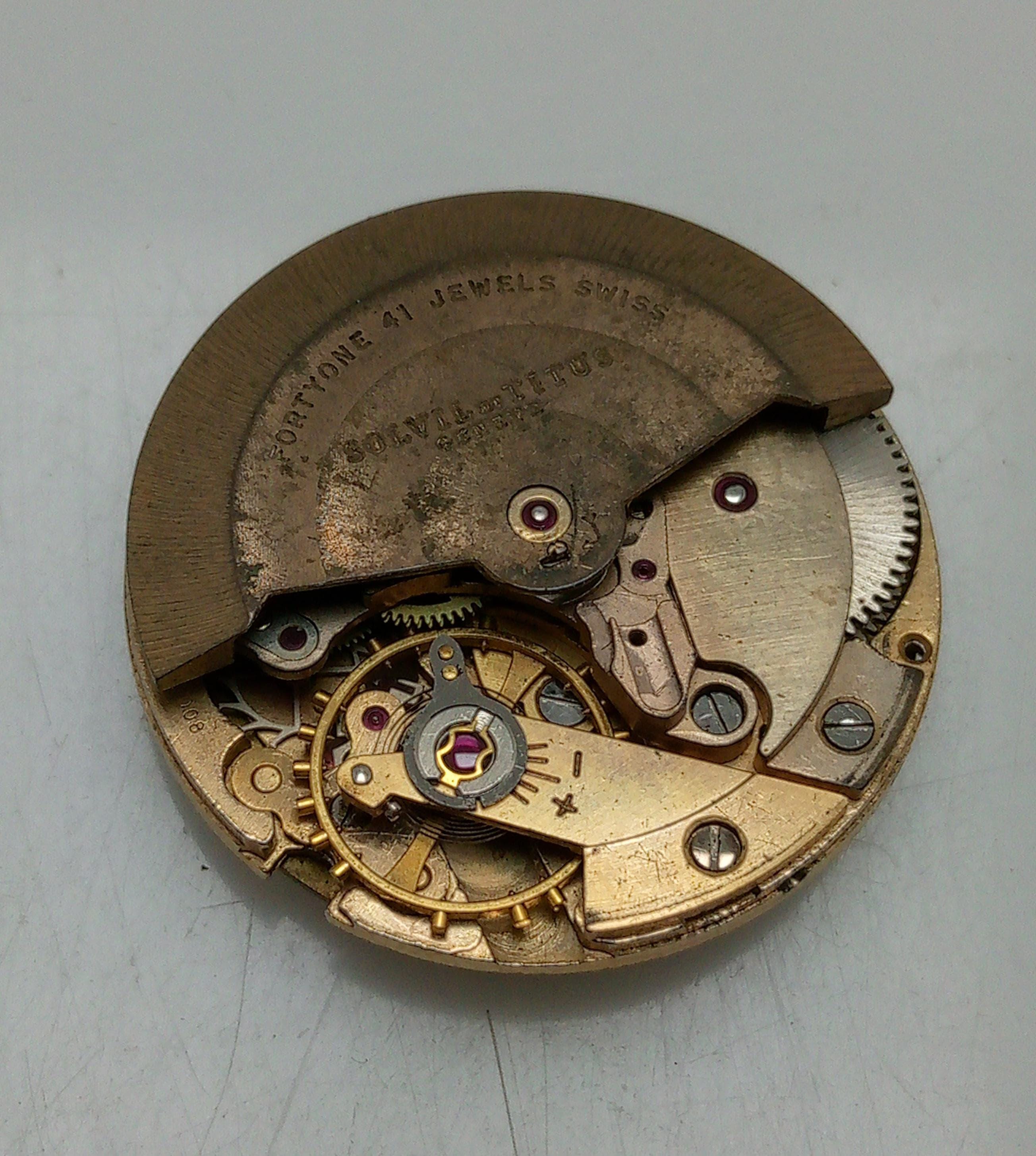 Solvil Et Titus Geneva Automatic Cal.4006 Vintage Working Watch