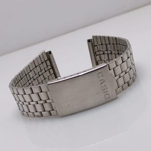 Reloj Casio S-481L de acero inoxidable de 17 mm para hombre, estilo vintage, pulsera NSR14LPO1