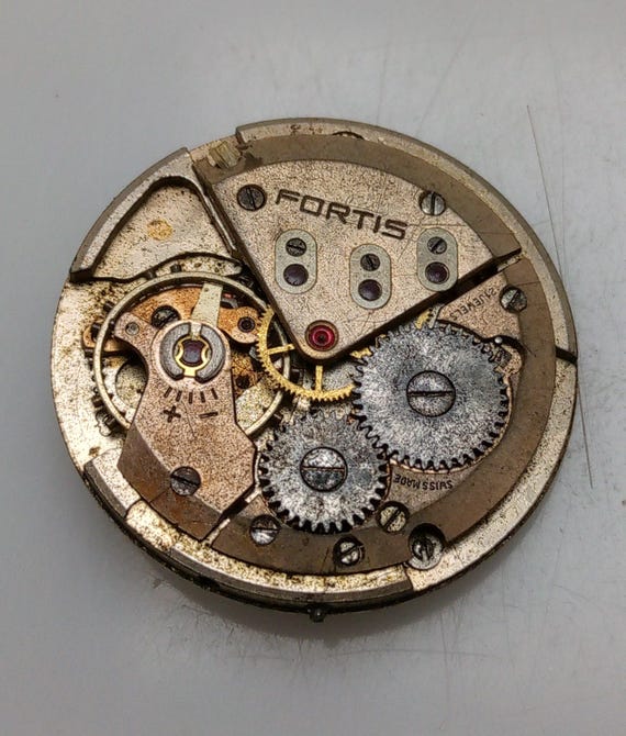 ヴィンテージ フォルティス Cal.2391 手巻き時計ムーブメント 部品