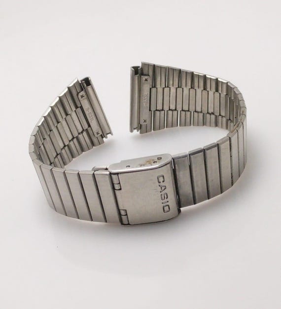 22 Mm Casio B-633L Stainless Steel Vintage Men's Watch Bracelet