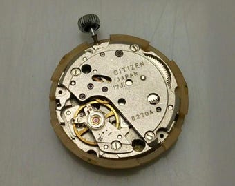 Citizen Manual Winding Cal.8270A Vintage Watch Movement For Parts NSR234GLK2