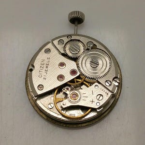 Citizen Cal. 1802 Manual Winding Vintage Working Watch Movement For Parts NSR304GLM2 image 3