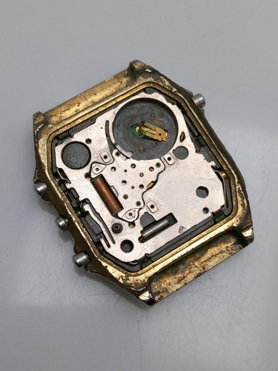 Citizen Quartz 30-0322 Robot Face Ana-digi Vintage Watch for Parts