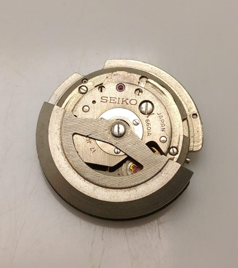 Seiko Automatic 6601A Vintage Working Watch Movement NSR305GLK3 image 1