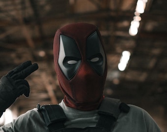 Painted Durable deadpool mask, deadpool movie mask, deadpool cosplay mask