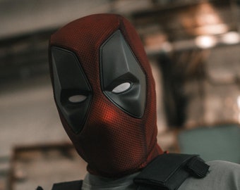 Painted Durable Deadpool mask, deadpool cosplay mask, deadpool movie mask