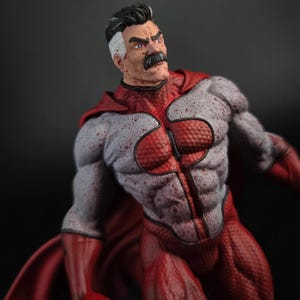 Painted Omni-Man Figure from Invincible