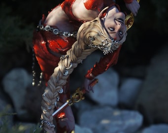 Painted Orin the Red Figure from Baldur's Gate 3