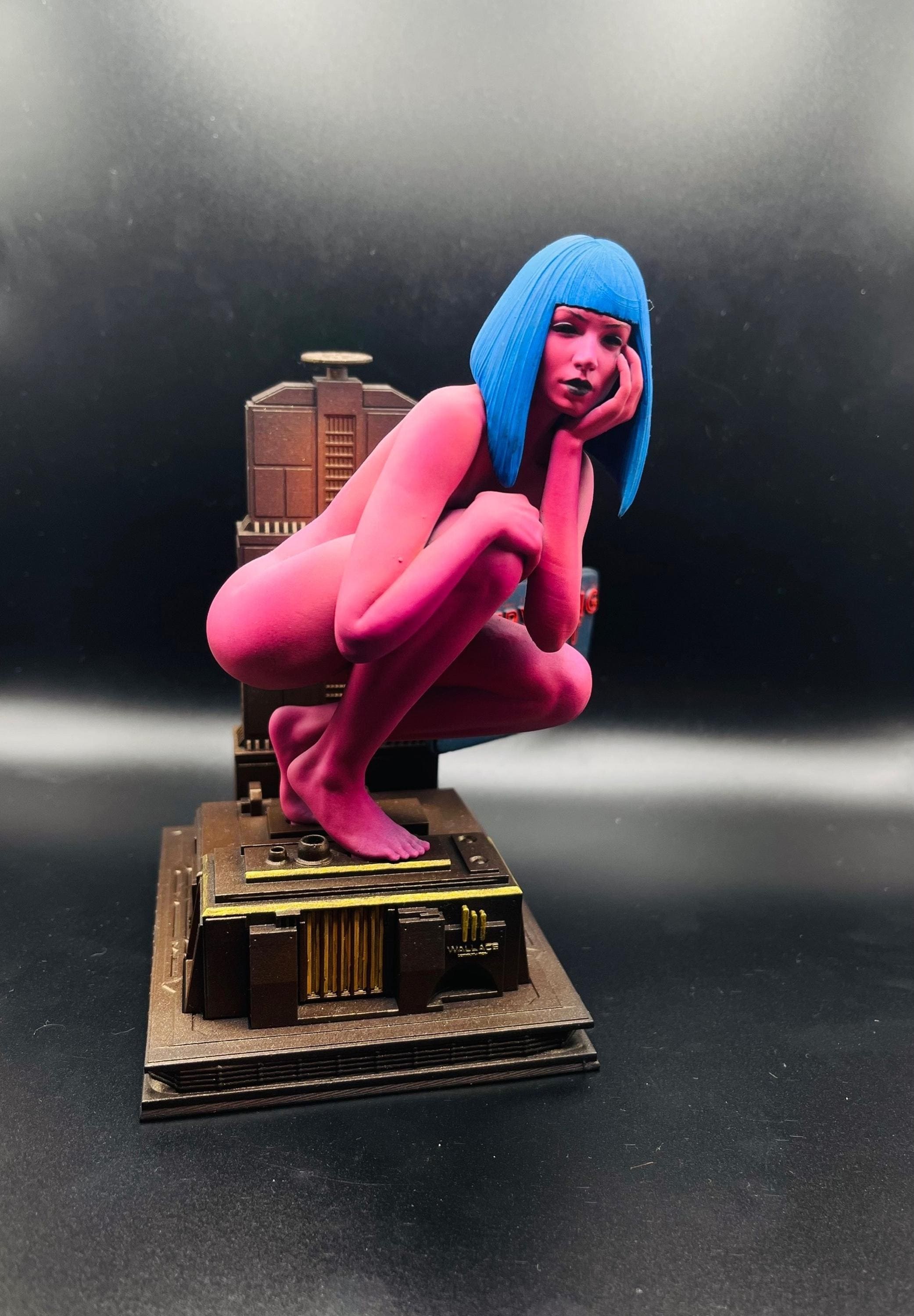 Painted Joi Figure from Blade Runner
