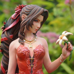 Painted Aerith Figure from Final Fantasy VII