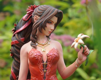 Painted Aerith Figure from Final Fantasy VII