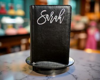 Personalized with name, Custom Server Book: Waitress, Waiter - Zipper Pocket
