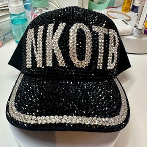 Bedazzled Hat | Trucker Hat | Gift for  Her | Bridal Party | Rhinestone | Bling Cap | Custom Designs | Girls Trip | Crystal Rhinestones