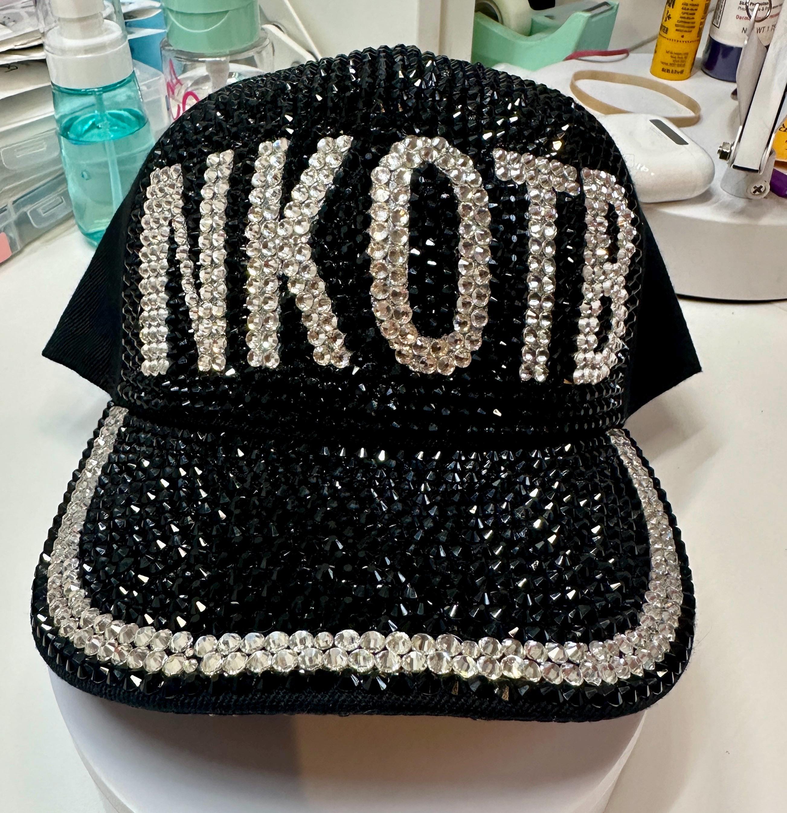 Rhinestone Snapback - Etsy