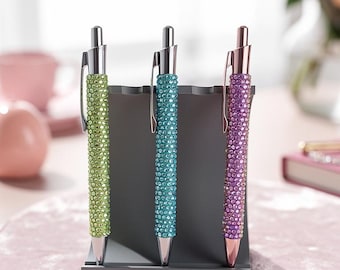 Bedazzled Rhinestone Pen: Refillable Bling Pen Gift