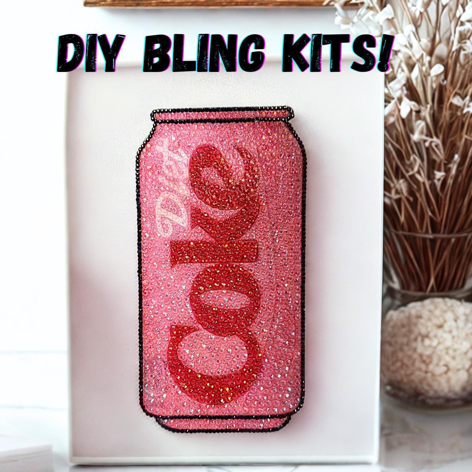 Custom Gift, Create Your Own Bedazzle Rhinestone Art | Bling Art ...