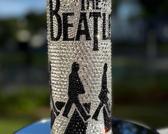 Personalized Rhinestone Tumbler | 20oz Bedazzled Stainless Steel Cup