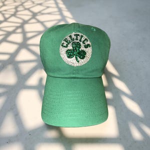 Bedazzled Red Sox Hat: Rhinestone Bling Cap, Custom Sports Design