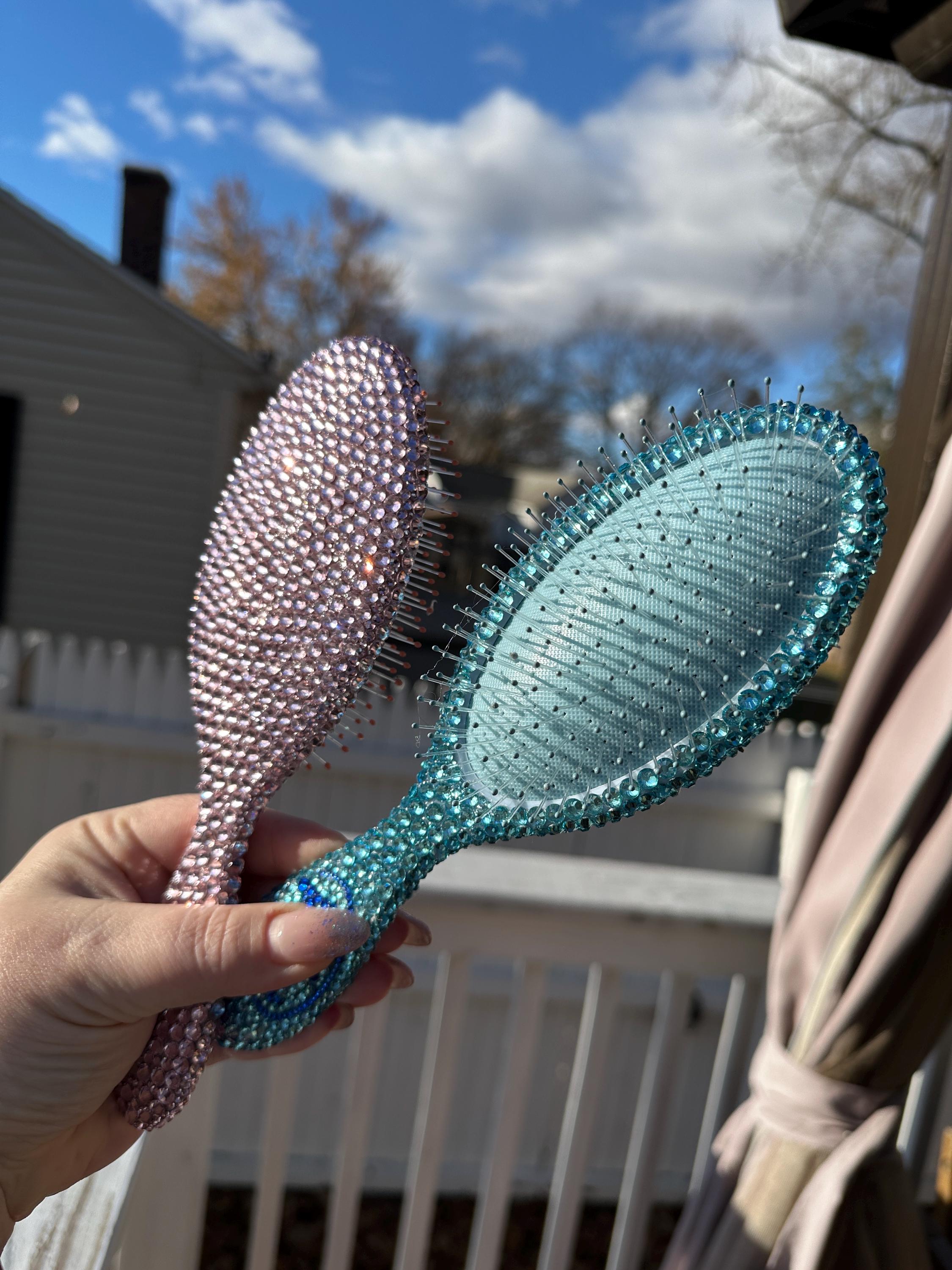 Hand made Baddazled hairbrush! Once you buy tell me what color you would like! DIY Mermaid Brushes: Fun and Creative Crafts for Girls | TikTok main image 4