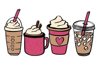 Coffee Lovers Custom Rhinestone Kit | DIY Bling Art, Personalized Design, Group Discounts