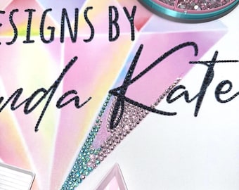 Custom Gift, Create Your Own Bedazzle Rhinestone Art | Bling Art, Personalized Craft Design