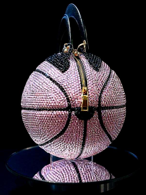 Bedazzled Basketball Purse