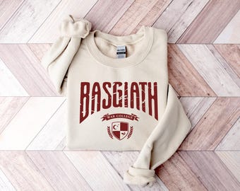 Basgiath War College Sweatshirt, Fourth Wing T-shirt, Violet Sorrengail, Bookish Hoodie, Xaden Riorson, Fantasy Book Dragon