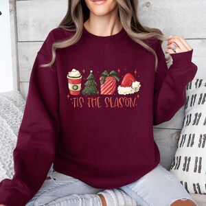 Tis The Season Sweatshirt, Christmas Tis The Season Sweatshirt, Merry Christmas Shirt, Christmas Sweatshirt, Cute Winter Hoodie