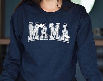 Halloween Mama Sweatshirt, Mama Sweatshirt, Halloween Mama Shirt, Thanksgiving Mama Shirt, Fall Mama Shirt, Pumpkin Shirt, Football Mom