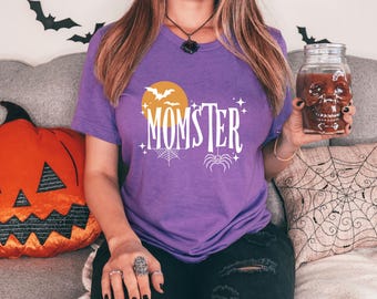 Halloween Shirt, Momster Shirt, Halloween Momster Shirt, Mom Halloween Shirt, Momster TShirt, Halloween Gift, Spooky Season Shirt