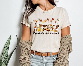 Mickey And Friends Thanksgiving Shirt, Disney Thanksgiving T-Shirt, Happy Thanksgiving Sweatshirt, Gift For Thanksgiving sweatshirt