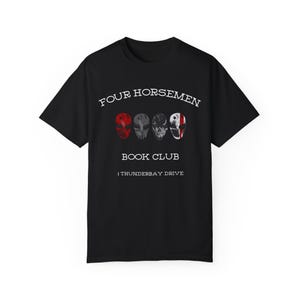 Camiseta de Los Cuatro Jinetes, Camiseta de Booktok, Camiseta de Romance Oscuro, Camiseta de La Noche del Diablo, Camiseta del Club de Lectura imagen 5