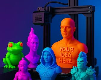 Benutzerdefinierter 3D-Druckservice: Laden Sie Ihr Design hoch