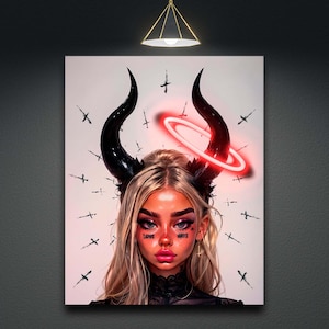 Mädchen Neon Malerei Kunst, Neonlicht Wandkunst, Neon Malerei Kunst, benutzerdefinierte LED Schild personalisierte Geschenke, Wohnkultur Geschenk, einzigartiges Neonlicht Zeichen,