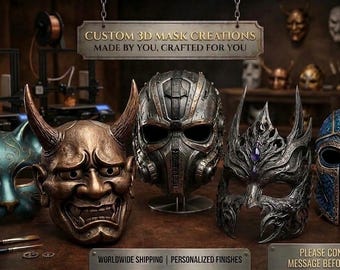 Custom 3D Printed Mask: Upload Your Design